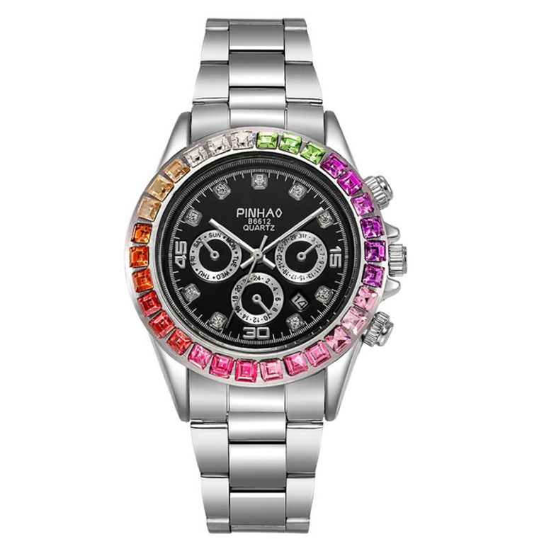 Toumi CD reloj mecánico de gran dial impermeable - Black