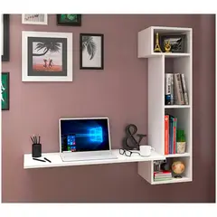 VENTITAS HOME - Escritorio Flotante Koaen Blanco