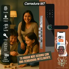 OEM - Cerradura Digital WIFI 6 modos de acceso