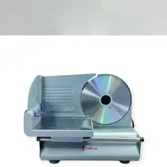 GENERICO - Cortadora Rebanadora de embutidos TRILLIUM Acero RojoPlateado