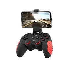 GENERICO - Pack2 Mando Ergonomico en Tono Negro y Roj Y+Papel de Regalo