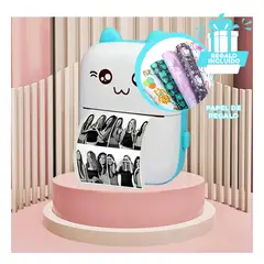 GENERICO - Mini Portatil Fabuloso en Color Celeste Y+Papel de Regalo