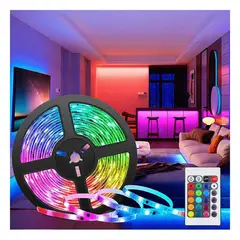 GENERICO - Pack4 Cintilla Funcional con Luces Led de Medida de 5mt