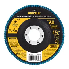 PRETUL - DDisco 4 1/2" Grano 60 Polifan Flap Lija 22351
