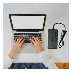 GENERICO - Pack4 Cable Charger Versatil en Negro Y+Papel de Regalo