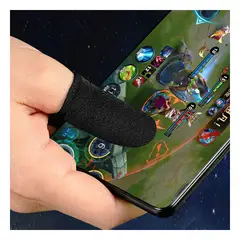 GENERICO - Pack6 Finger Cot Comodo de Gamer Touch en Color Negro