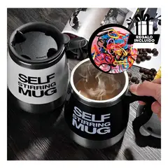 GENERICO - Recipiente Mezclador Automatico en Negro Y+Ligas de Regalo