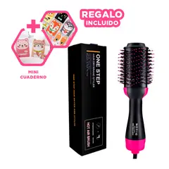 GENERICO - Cepillo para Cabello en Fucsia y Negro Y+Regalo Agendita