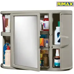 RIMAX - Gabinete Para Baño- Taupe Con Espejo -