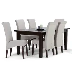 STIL NOVO - JUEGO DE COMEDOR 6 SILLAS MARTIN BEIGE CLARO