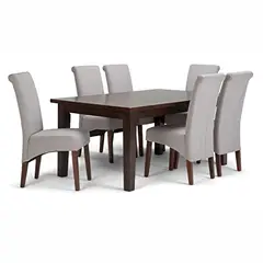 STIL NOVO - JUEGO DE COMEDOR 6 SILLAS MARTIN GRIS CLARO