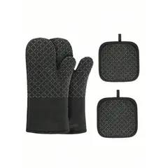 VATYERTY - 2 paquetes de guantes de silicona para horno