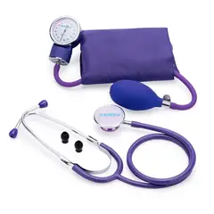 GENERICO - Tensiómetro Manual Aneroide con Estetoscopio KAMED Morado