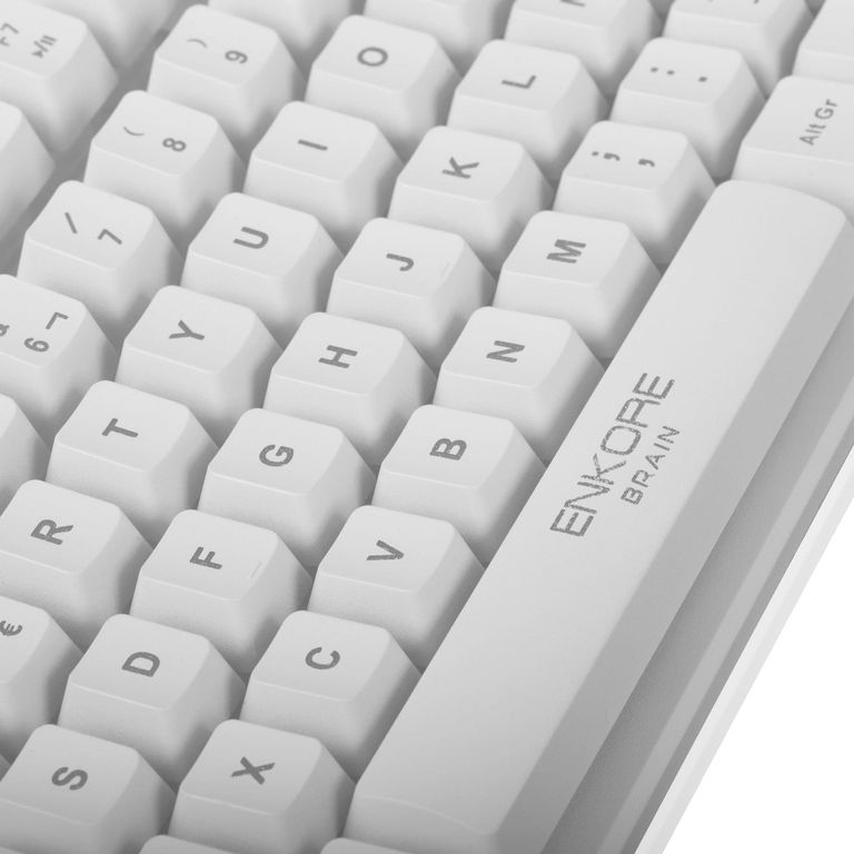 Teclado Gamer RainbowLED Blanco Brain ENK 603W