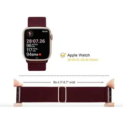 GENERICO - Correa BAG para Apple Watch 45mm - VINOTINTO