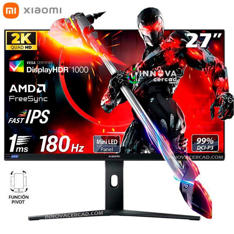 Monitor gaming G Pro 27i de 27 2K QHD Fast IPS 180Hz 1Ms