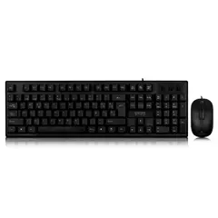 ENKORE - Kit Alámbrico Oficina: Teclado + Mouse Access ENT 508