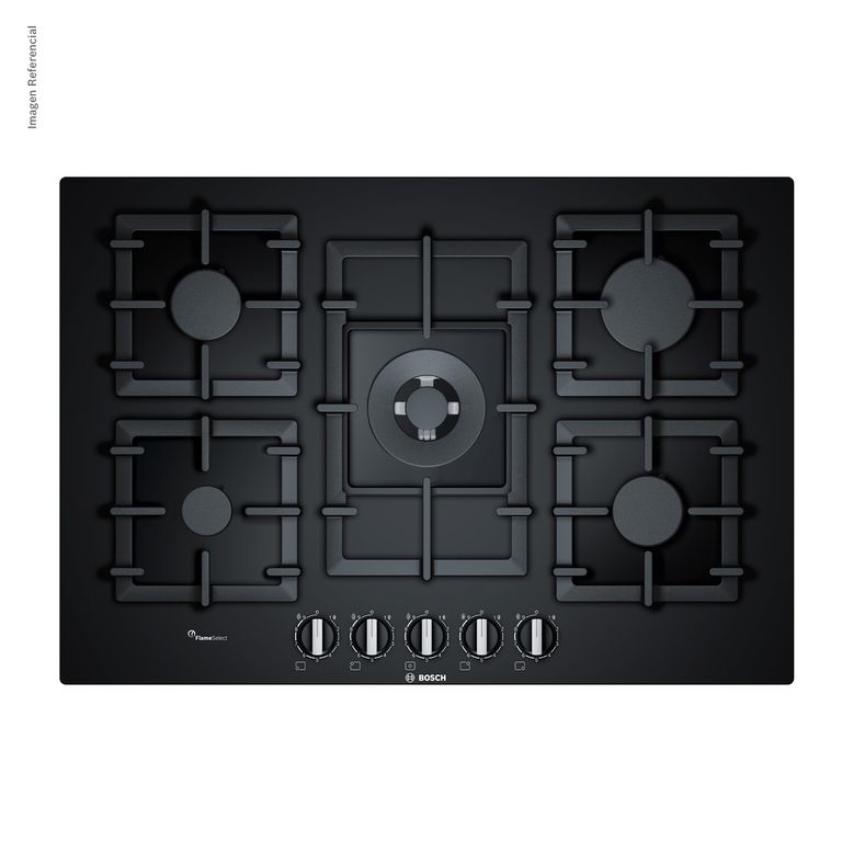 Encimera a Gas 75cm Vidrio Serie 6 PPQ7A6B90
