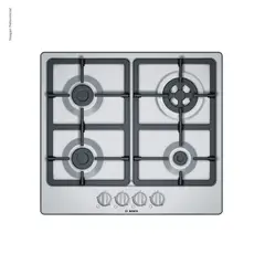 BOSCH - Encimera a Gas 60cm Inox Serie 4 PGH6B5B90