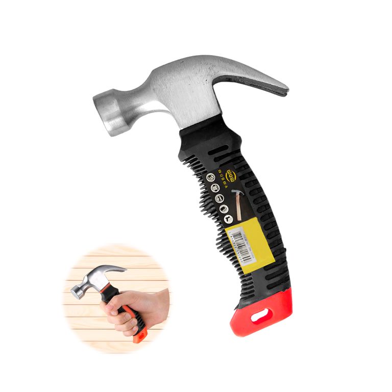 Mini Martillo De Acero Con Mango Ergonómico De 16cm - Mini-m