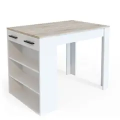 STARHOME - Isla de Cocina Moderna Viena Blanco