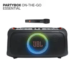 JBL - Partybox On The Go Essential Luces dinámicas y micrófono incluido