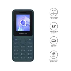 TCL - Celular One Touch 4021 T301Q Dual Sim 2G Camara BthFm Verde Army