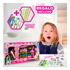 RYBIU IMPORT - Set Creador de Peinados con Cuentas Y+Papel de Regalo