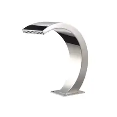 GENERICO - Cascadas para Piscinas de Acero Inoxidable 80x50CM Marca Pool System