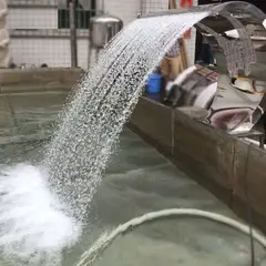 GENERICO - Cascadas para Piscinas de Acero Inoxidable 100x100CM Marca Pool System