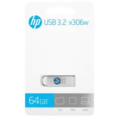 HP - Memoria USB 64GB X306W 3.2 Metal