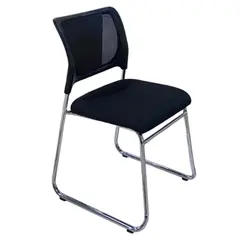 TEMEL - Silla Fija IM-ISO-MALLA Silla de visita color negro