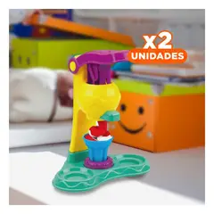 GENERICO - Pack2 Plastilina Heladera en Caja Verde Y+Regalo Stickers