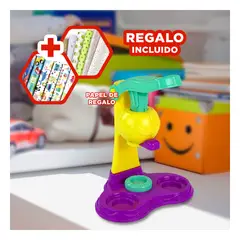 GENERICO - Maquina Helado y Plastilina en Caja Roja Y+Papel de Regalo