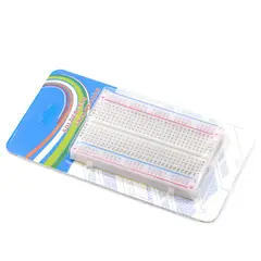 GENERICO - Breadboard 400 Hoyos Blanca Protoboard prototipado Electrónico