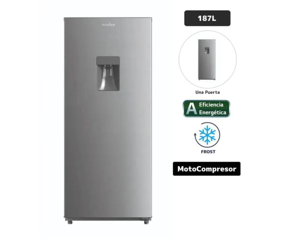 REFRIGERADORA DE 187LTS INOX RMU202PXPRS1