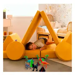 GENERICO - Pack4 Dinosaurios Figuras de Juego Multicolor