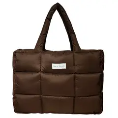 ESME & ODRILIA - Puffer Tote Bag Chocolate