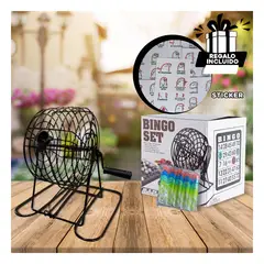 RYBIU IMPORT - Juego de Bingo con Accesorios para Reunion Y+Regalo Stickers