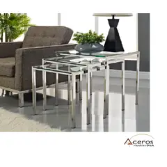 GENERICO - Mesade Centro Nido HOUSE THREE Acero Inoxidable