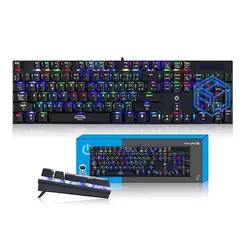 KENKO - Teclado Gamer Mecánico Royale ENK 1003 Negro USB