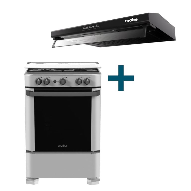 Combo Campana extractora 60cm +Cocina a Gas 60cm