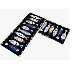 GENERICO - Set De Tapetes Antideslizantes Impermeables De Cocina 2 Pzs.