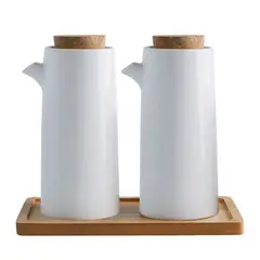 GENERICO - Set de Aceiteros Ceramica