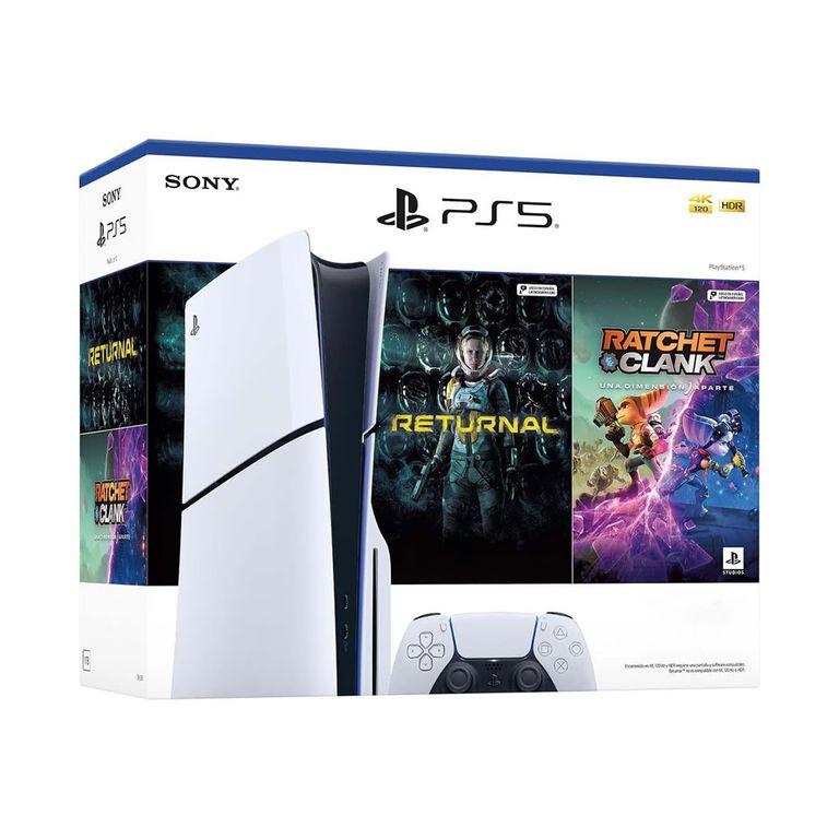 Consola PS5 Slim con Lectora Bundle Ratchet & Clank + Return