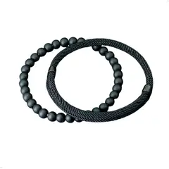 GENERICO - Conjunto Pulseras Moda Unisex de Cordón Abalorio Ajustable