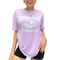 ENGELL - Polo Oversize Mountain lila