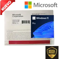MICROSOFT - LICENCIA WINDOWS 11 PRO 64 BIT 1PK DSP OEI DVD