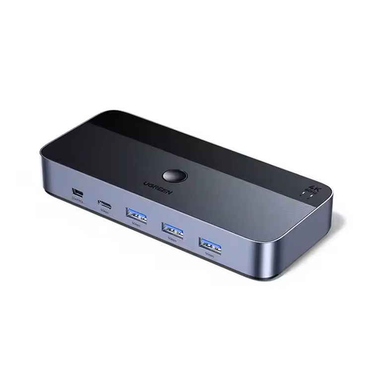 Conmutador KVM HDMI 2 en 1 con USB 3.0 Para 2 PC y 1 monitor