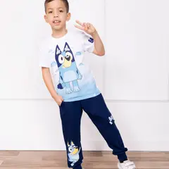 BLUEY - JOGGER NIÑO - FRENCH TERRY 100% ALGODON
